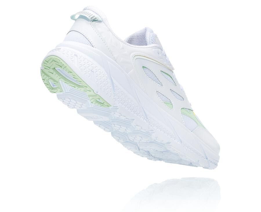Hoka One One Mens Running Shoes - Clifton L - White - RAVD46908